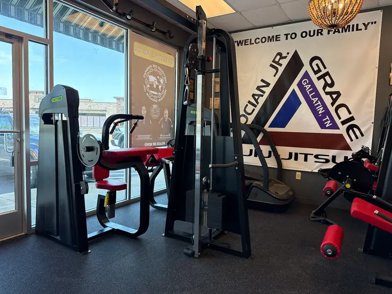 Strength and conditioning area at GMA in Gallatin, TN